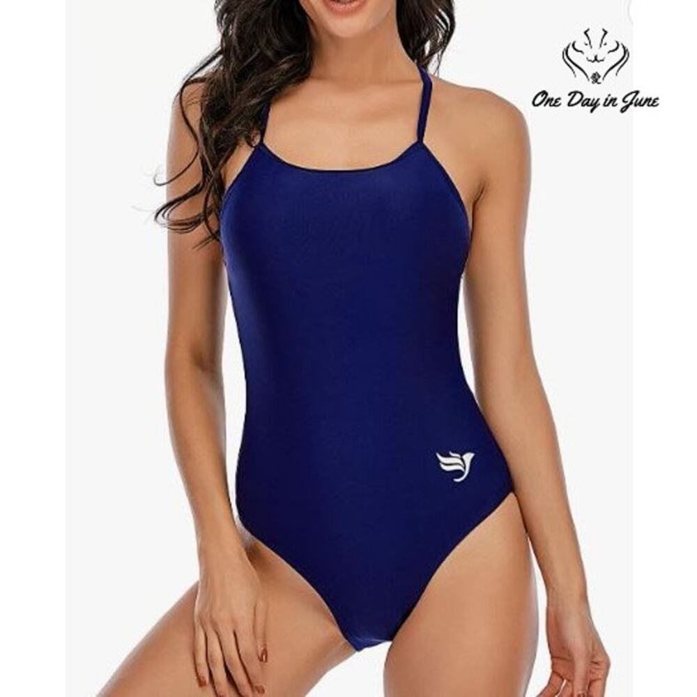 Century Star Training Racerback One Piece Swimsuit Size L 8-10